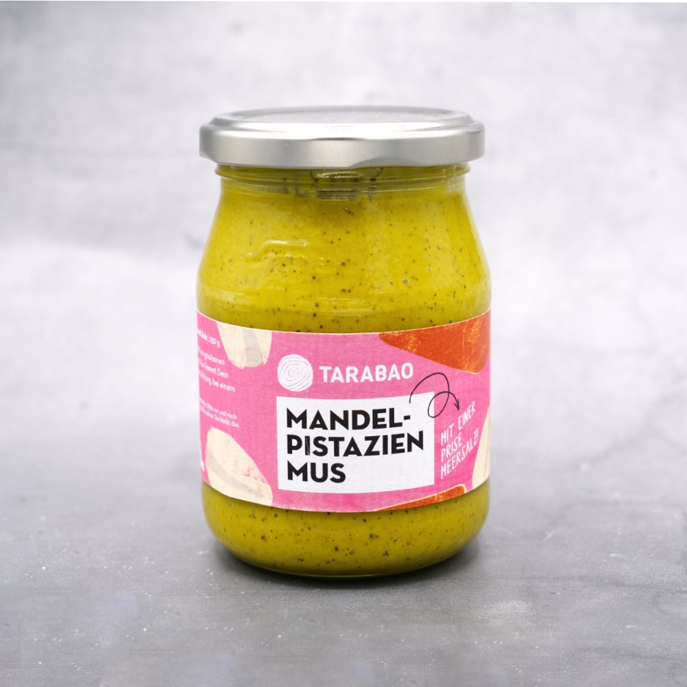 Mandel-Pistazienmus im Pfandglas