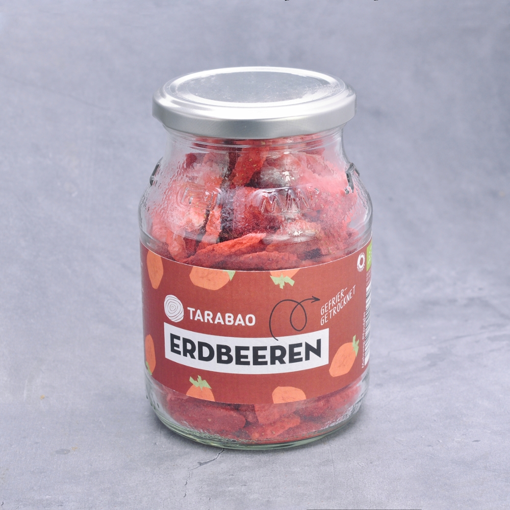 Erdbeeren: Erdbeerscheiben gefriergetrocknet