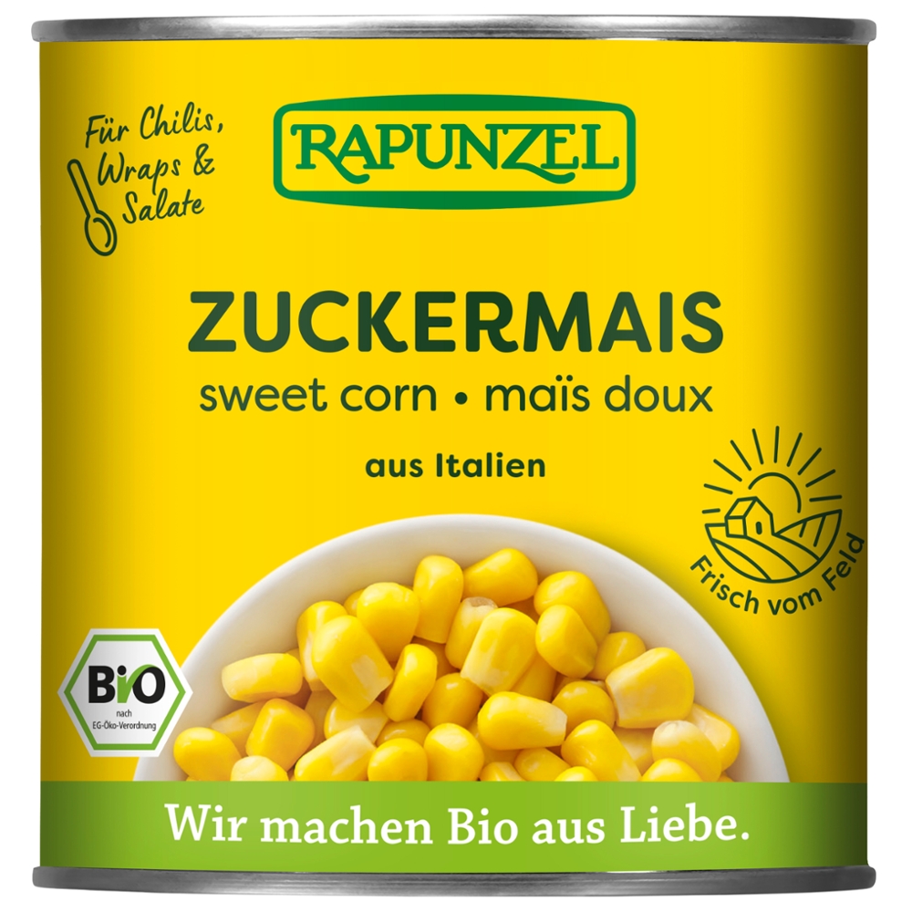 Zuckermais in der Dose