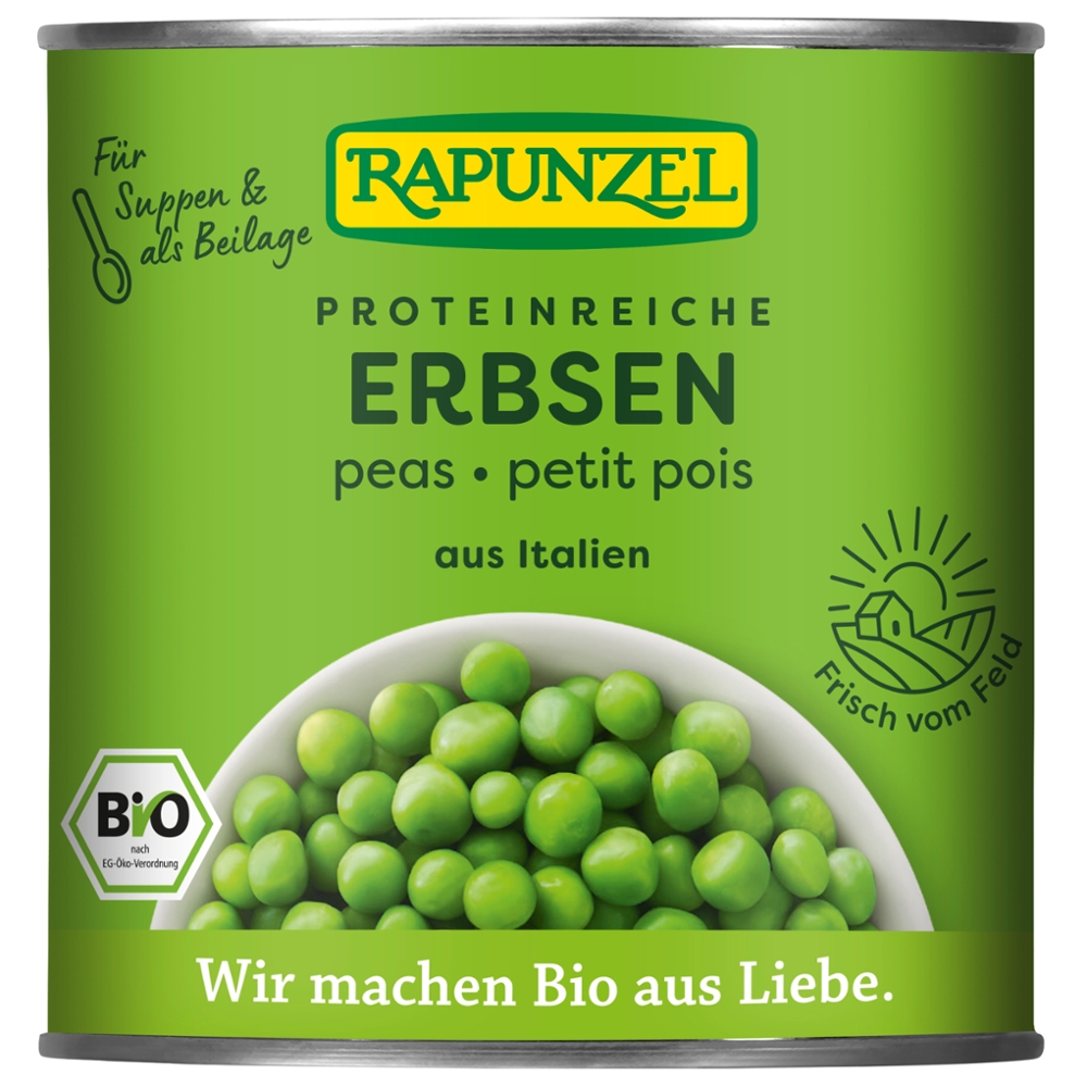 Erbsen in der Dose