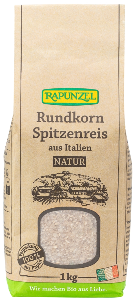 Rundkorn Spitzenreis natur / Vollkorn