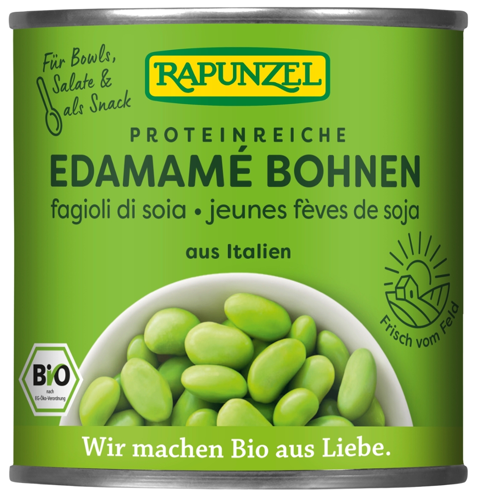 Sojabohnen Edamamé, in der Dose
