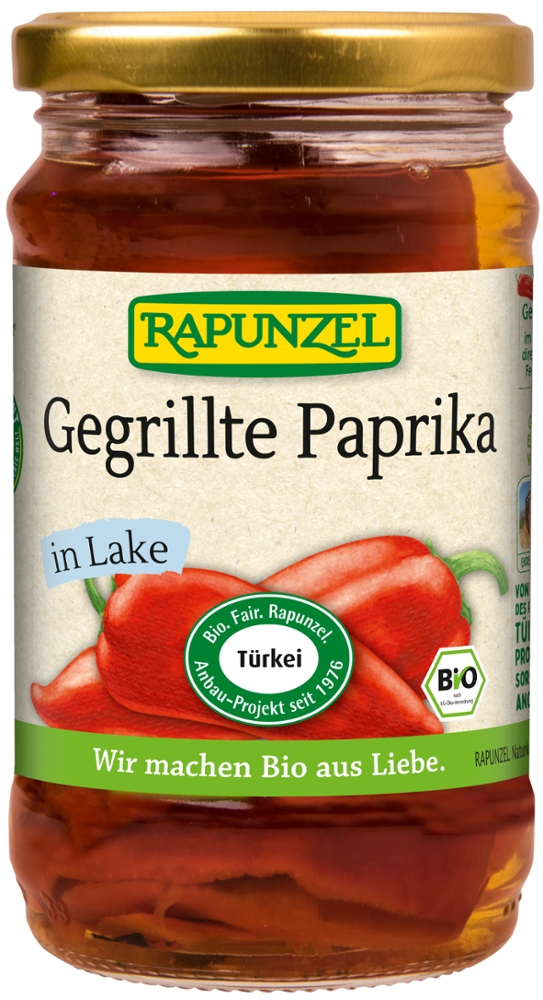 Paprika gegrillt rot, in Lake, Projekt