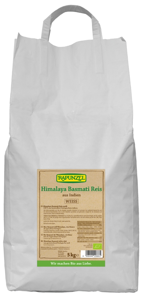 Himalaya Basmati Reis weiß