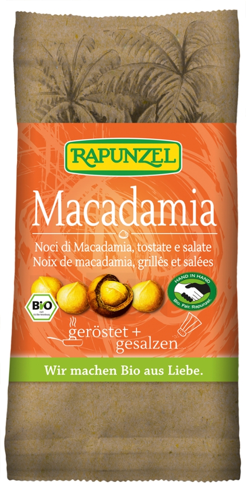 Macadamia Nusskerne geröstet, gesalzen HIH