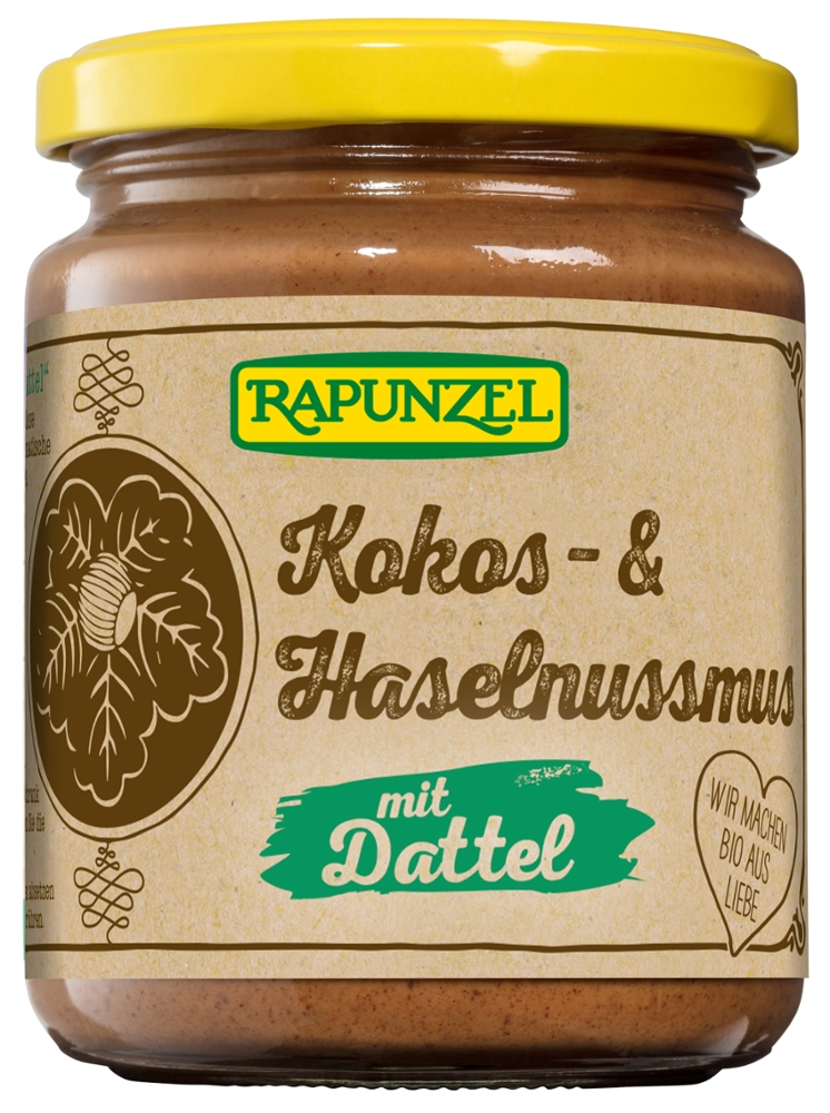 Kokos- & Haselnussmus mit Dattel