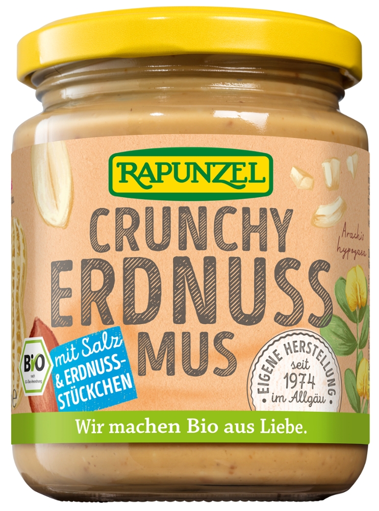 Erdnussmus Crunchy mit Salz