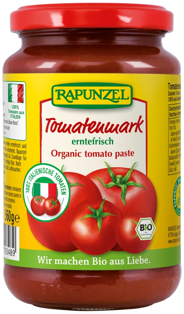 Tomatenmark, einfach konzentriert, 22% Tr.M.