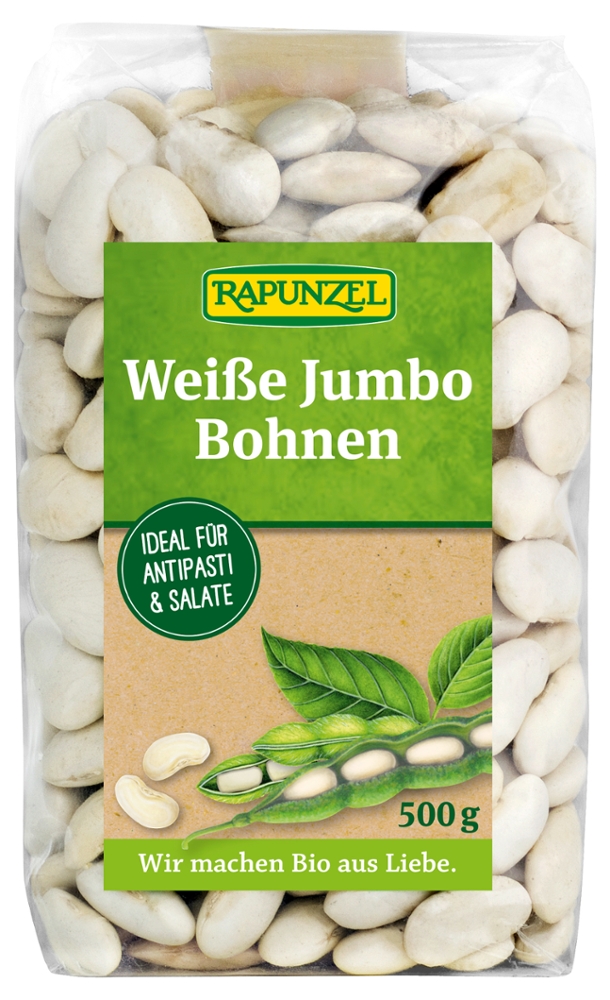Jumbo-Bohnen weiß