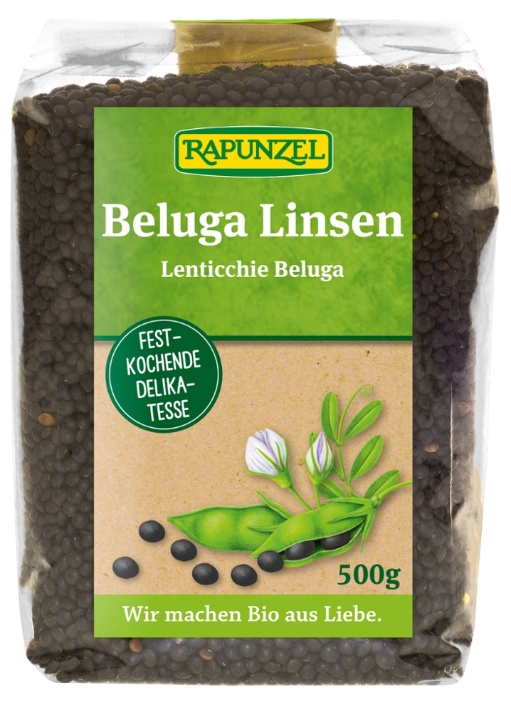 Beluga Linsen schwarz