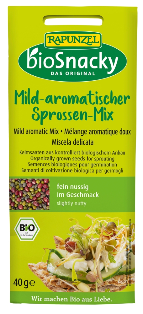 Mild-aromatischer Sprossen-Mix bioSnacky