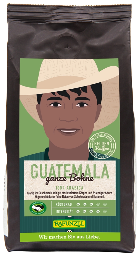 Heldenkaffee Guatemala, ganze Bohne HIH