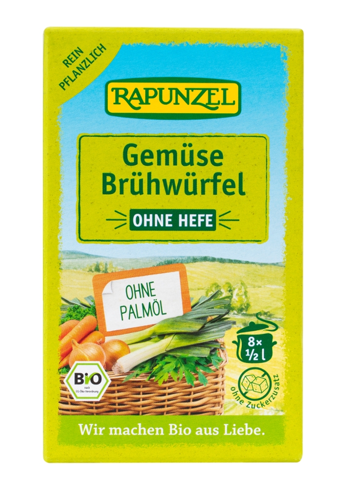 Gemüse-Brühwürfel, ohne Hefe