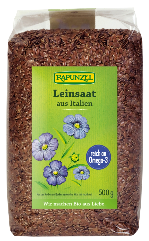 Leinsaat braun