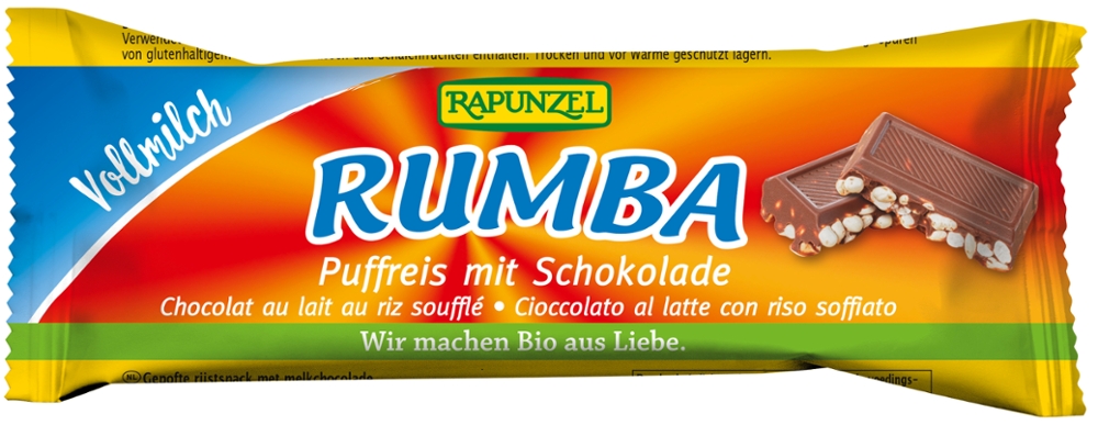 Rumba Puffreisriegel Vollmilch