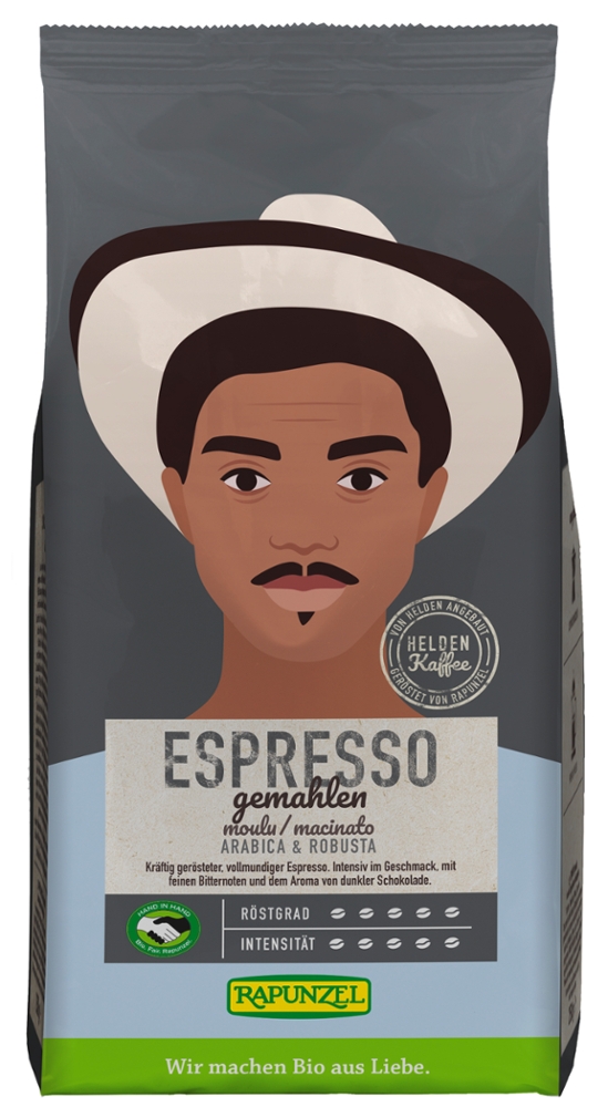 Heldenkaffee Espresso, gemahlen HIH