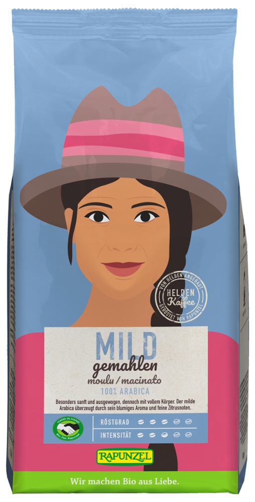 Heldenkaffee Mild, gemahlen HIH