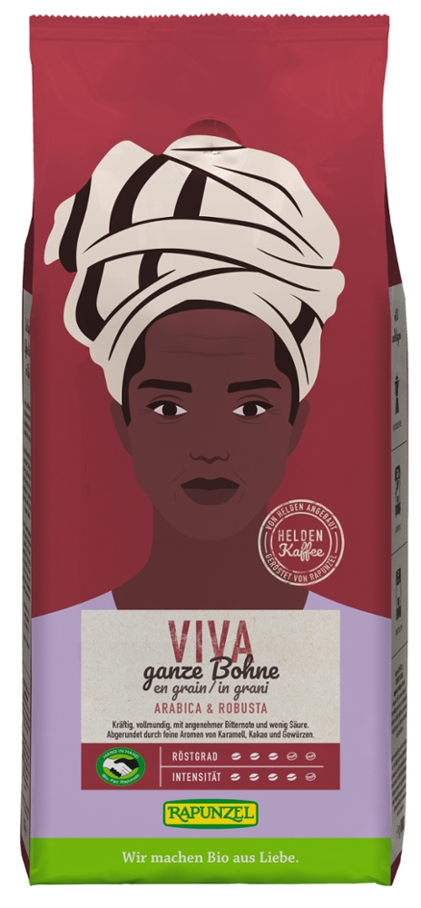 Heldenkaffee Viva, ganze Bohne HIH