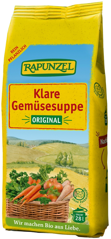 Klare Suppe, mit Bio-Hefe