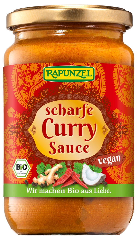 Curry-Sauce scharf