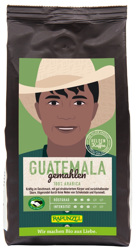 Heldenkaffee Guatemala, gemahlen HIH