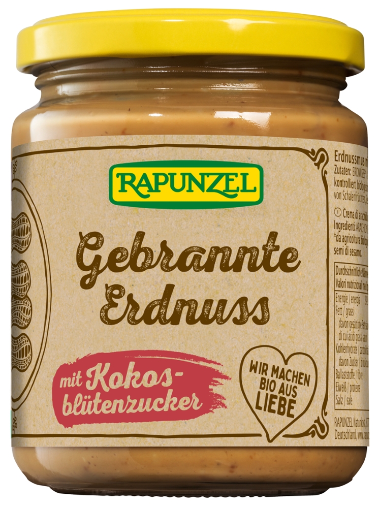 Gebrannte Erdnuss mit Kokosblütenzucker