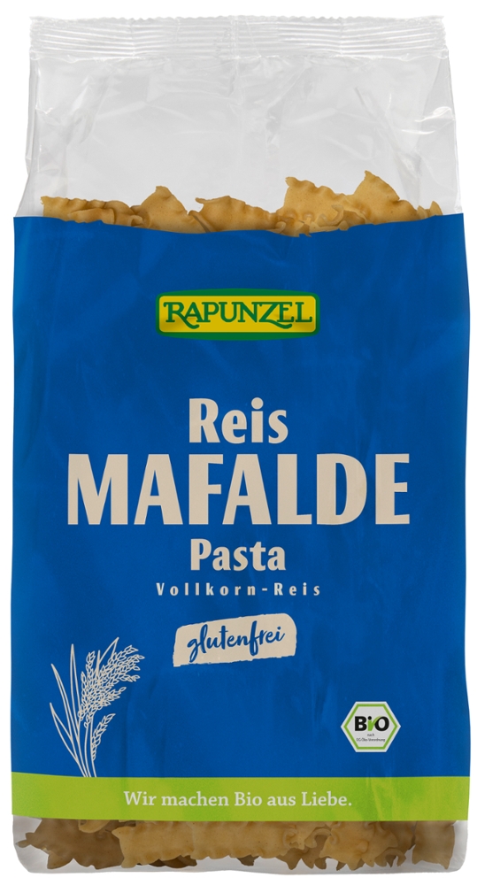 Reis-Mafalde, Getreidespezialität aus Vollkorn-Reis