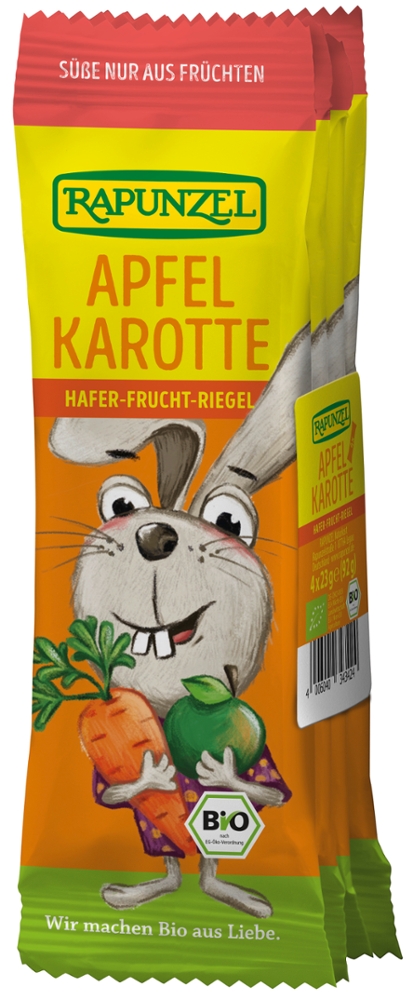 Kinder Hafer-Frucht- Gemüseriegel Apfel-Karotte