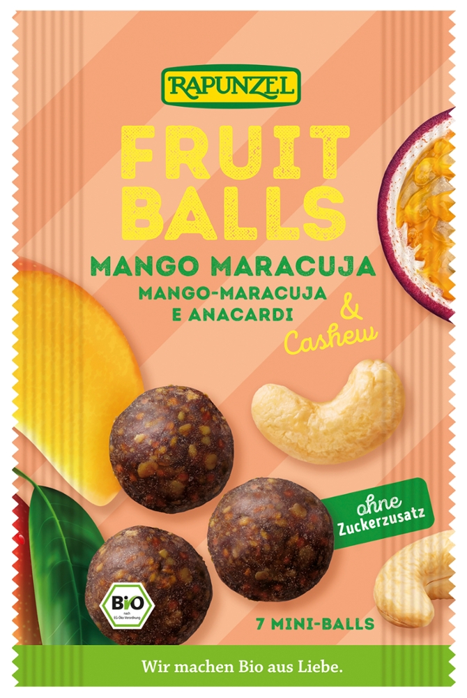 Fruit-Balls Mango-Maracuja & Cashew