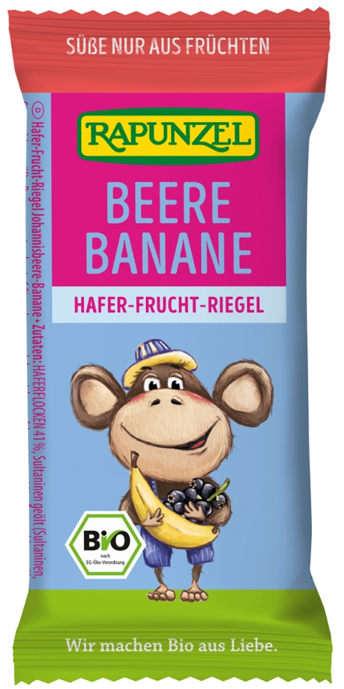 Kinder Hafer-Frucht-Riegel Beere-Banane