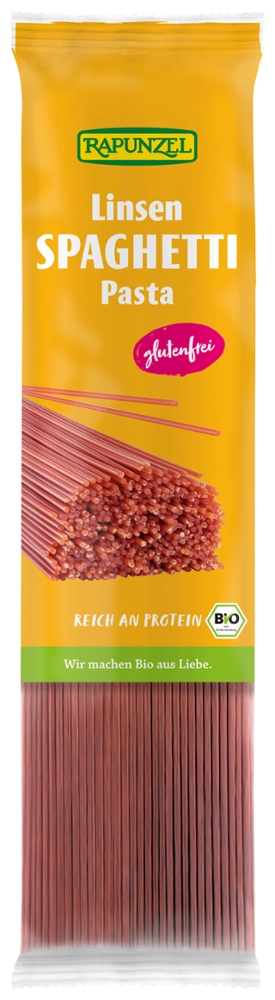 Gelbe Linsen Spaghetti