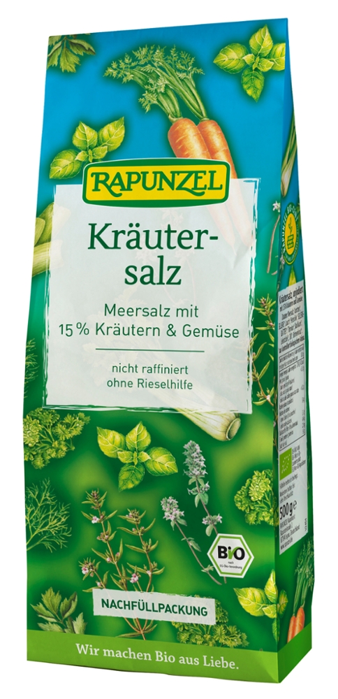 Kräutersalz mit 15% Kräutern und Gemüse