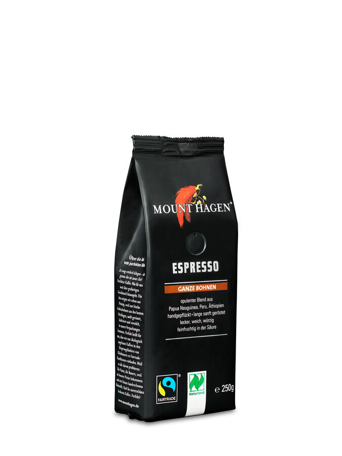 Fair Trade Naturland Espresso ganze Bohne