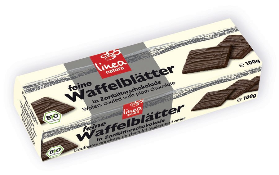 Zartbitter Waffelblätter