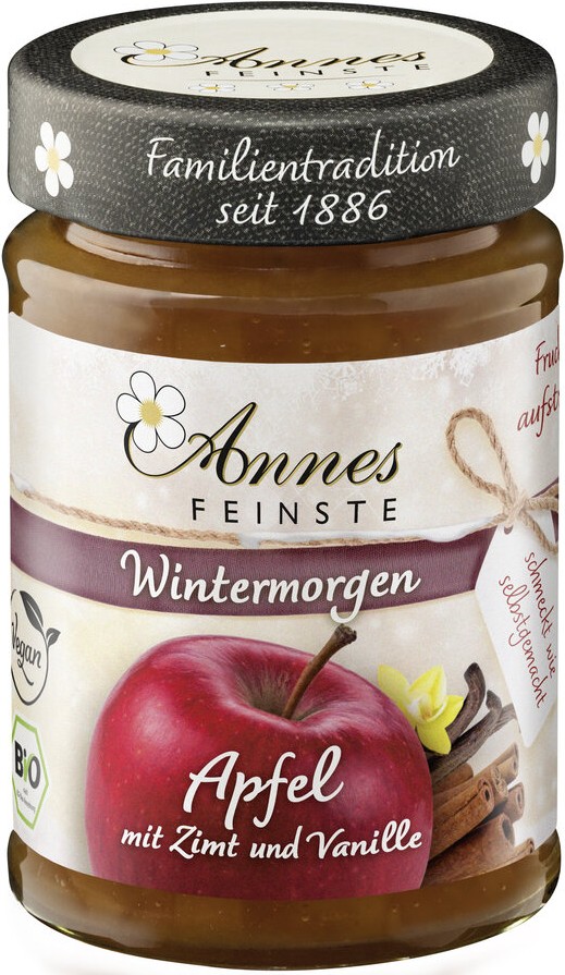 Apfel mit Zimt und Vanille Fruchtaufstrich