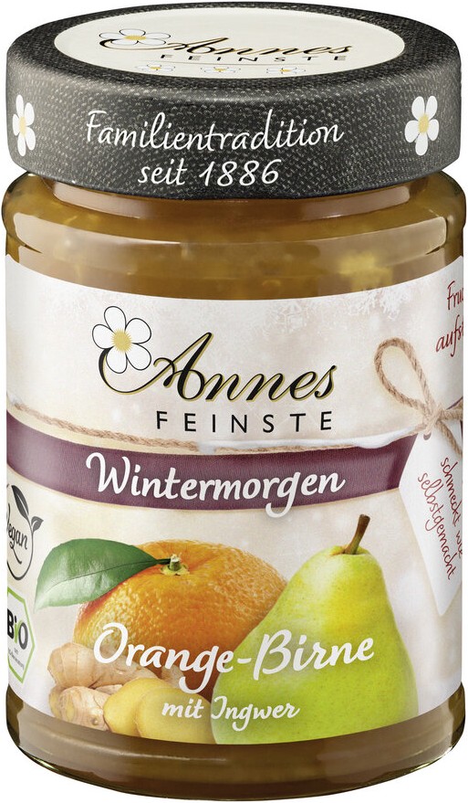 WINTER Orange-Birne mit Ingwer Fruchtaufstrich