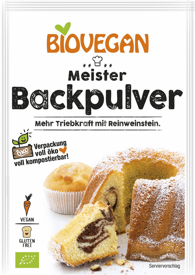 Meister Backpulver mit Reinweinstein