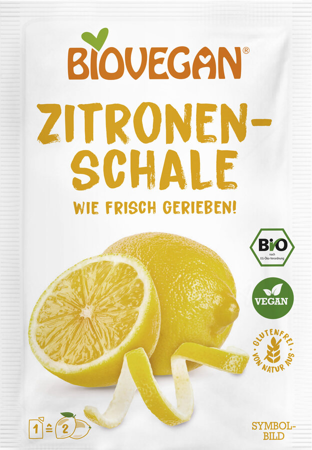 Meine Zitroneschale, gerieben, BV