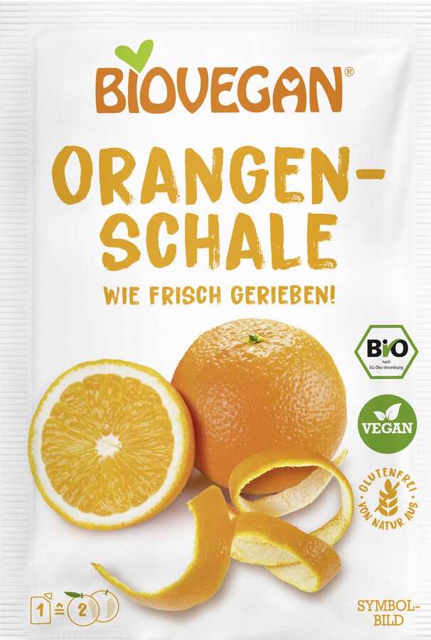 Meine Orangenschale, gerieben, BV