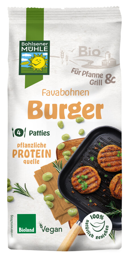 Favabohnen Burger