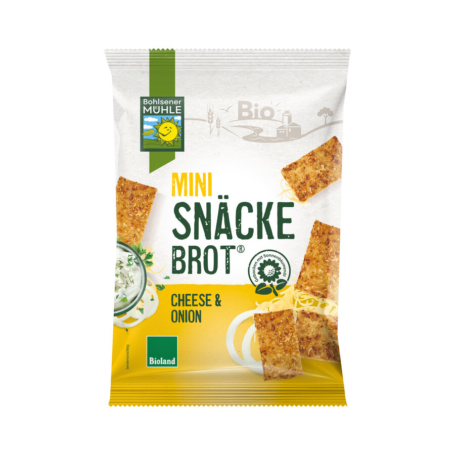 Mini Snäckebrot® Cheese & Onion Bioland