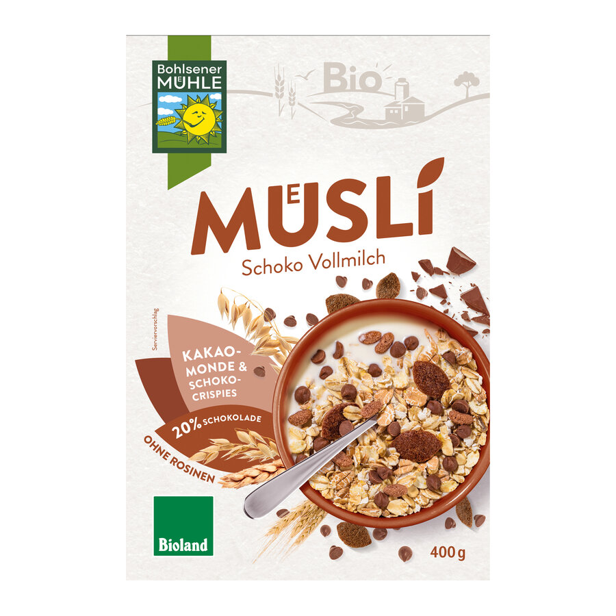 Schoko Vollmilch Müsli Bioland