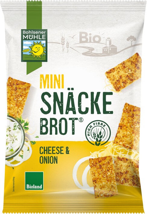 Mini Snäckebrot® Cheese & Onion Bioland