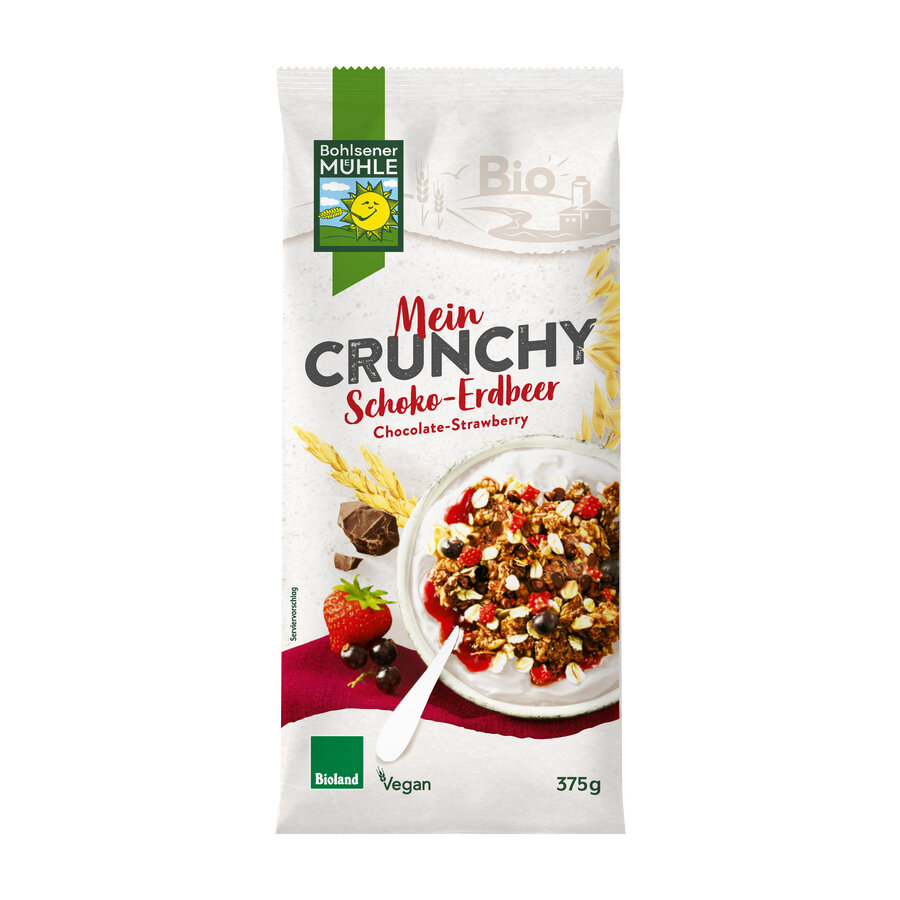 Mein Crunchy Schoko-Erdbeer