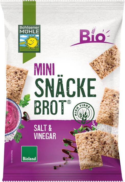 Mini Snäckebrot® Salt & Vinegar Bioland