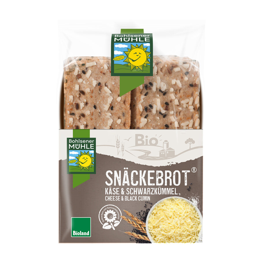 Snäckebrot Käse & Schwarzkümmel