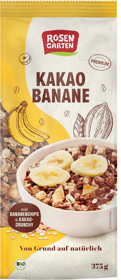 Kakao-Banane-Müsli