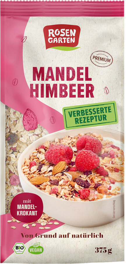 Mandel-Himbeer-Müsli