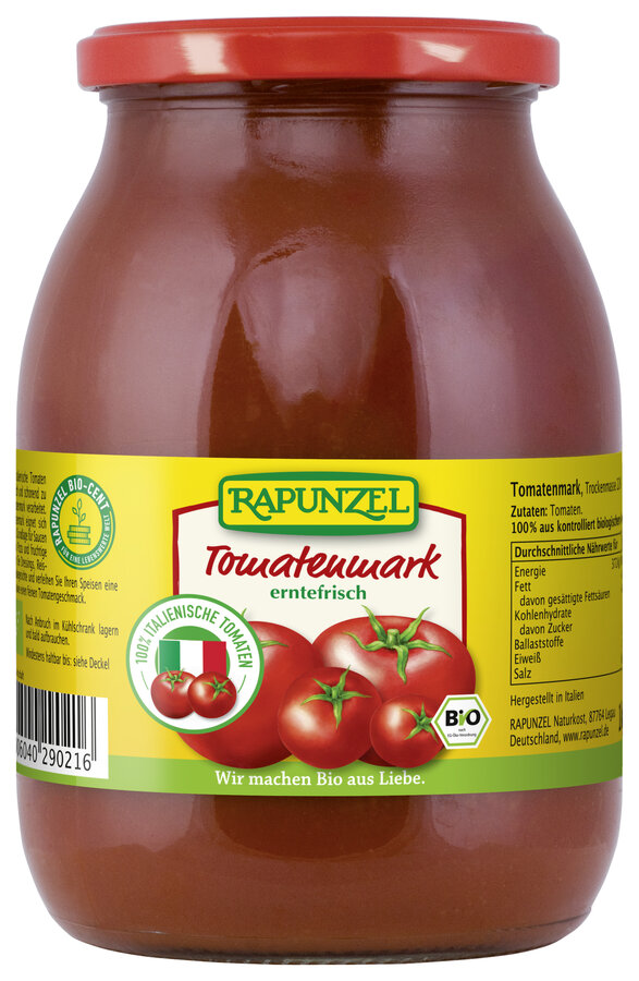 Tomatenmark, einfach konzentriert, 22% Tr.M.