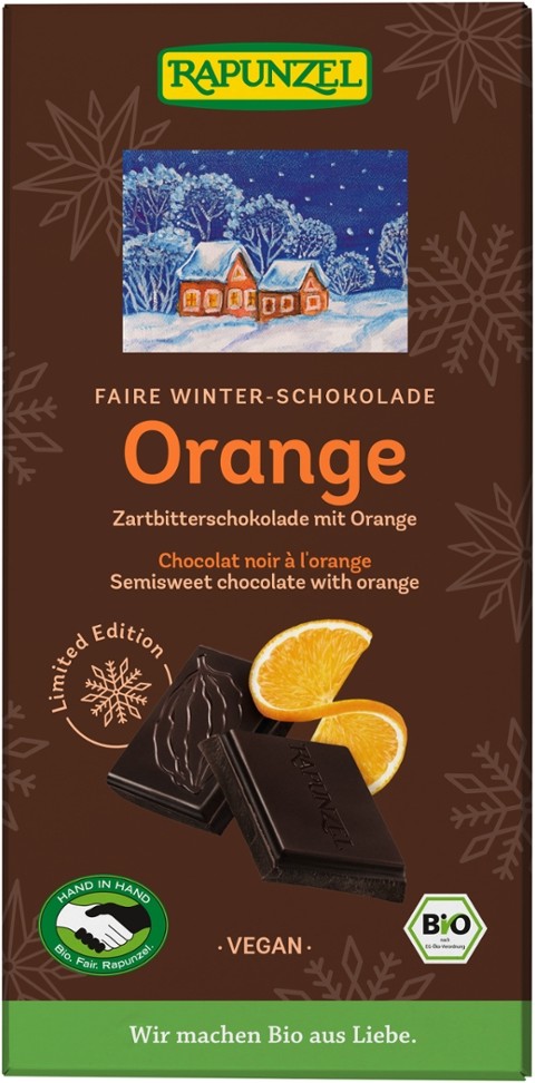 Zartbitter Schokolade mit Orange HiH